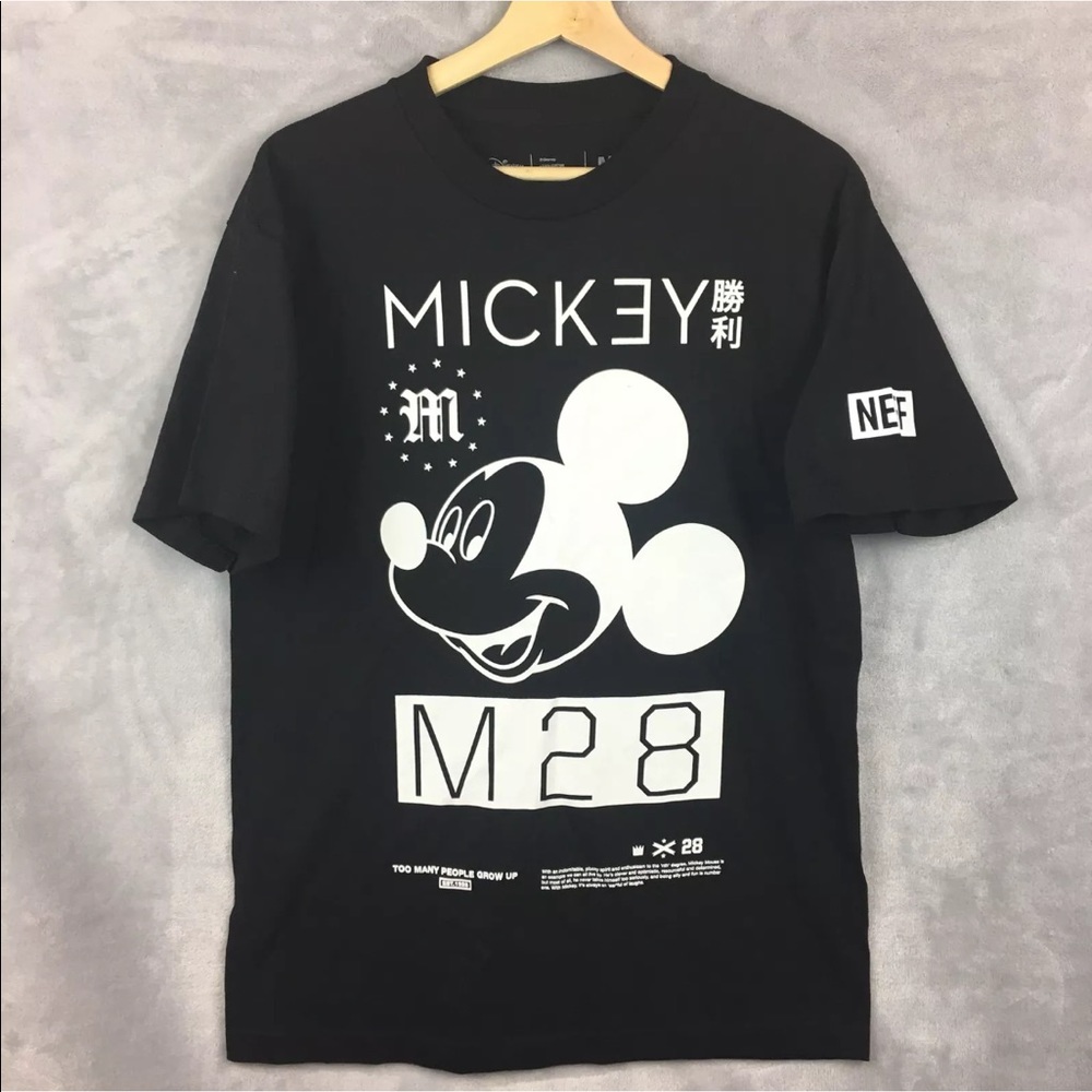 NEW NEFF x Disney T Shirt Mickey Mouse M28 Shirt